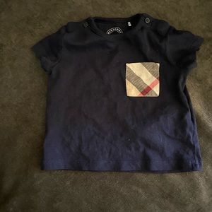 Navy blue Infant Burberry shirt